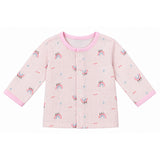 RAINBOW & PANDA PRINTED DOUBLE LAYER MUSLIN NIGHTSUITS WITH LINING - LIGHT PINK