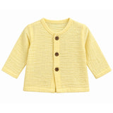 TEXTURED DOUBLE LAYER MUSLIN NIGHTSUIT - YELLOW