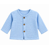 TEXTURED DOUBLE LAYER MUSLIN NIGHTSUIT - LIGHT BLUE