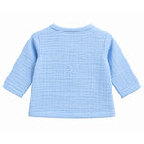 TEXTURED DOUBLE LAYER MUSLIN NIGHTSUIT - LIGHT BLUE