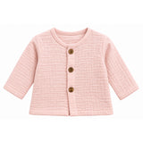 TEXTURED DOUBLE LAYER MUSLIN NIGHTSUIT - LIGHT PINK