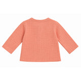 TEXTURED DOUBLE LAYER MUSLIN NIGHTSUIT - PEACH