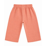 TEXTURED DOUBLE LAYER MUSLIN NIGHTSUIT - PEACH