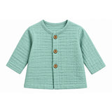TEXTURED DOUBLE LAYER MUSLIN NIGHTSUIT - SEA GREEN