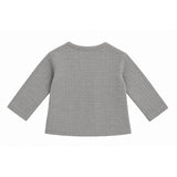 TEXTURED DOUBLE LAYER MUSLIN NIGHTSUIT - GREY