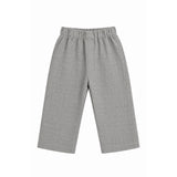 TEXTURED DOUBLE LAYER MUSLIN NIGHTSUIT - GREY
