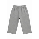 TEXTURED DOUBLE LAYER MUSLIN NIGHTSUIT - GREY