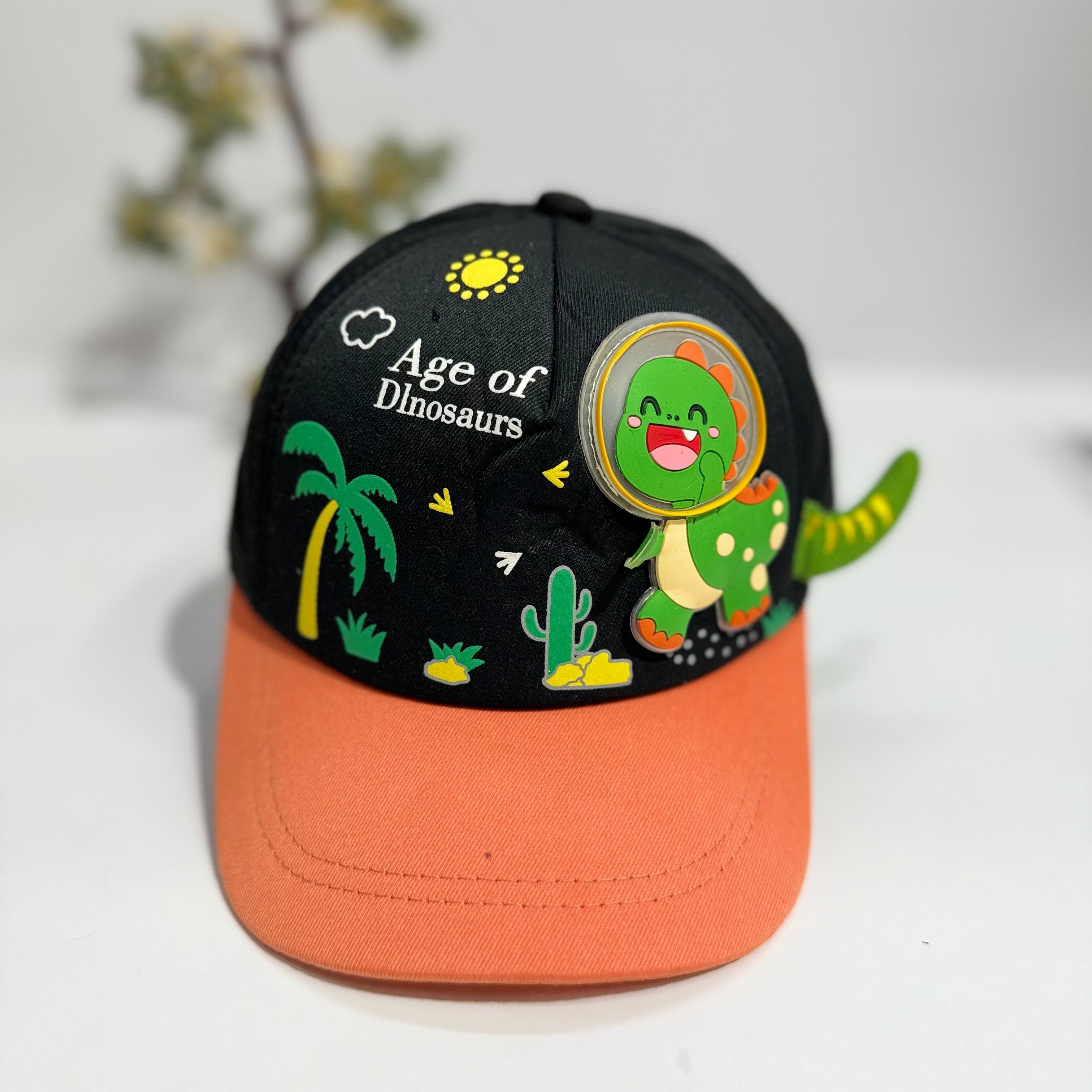 DINO WITH A TAIL 3D CAP