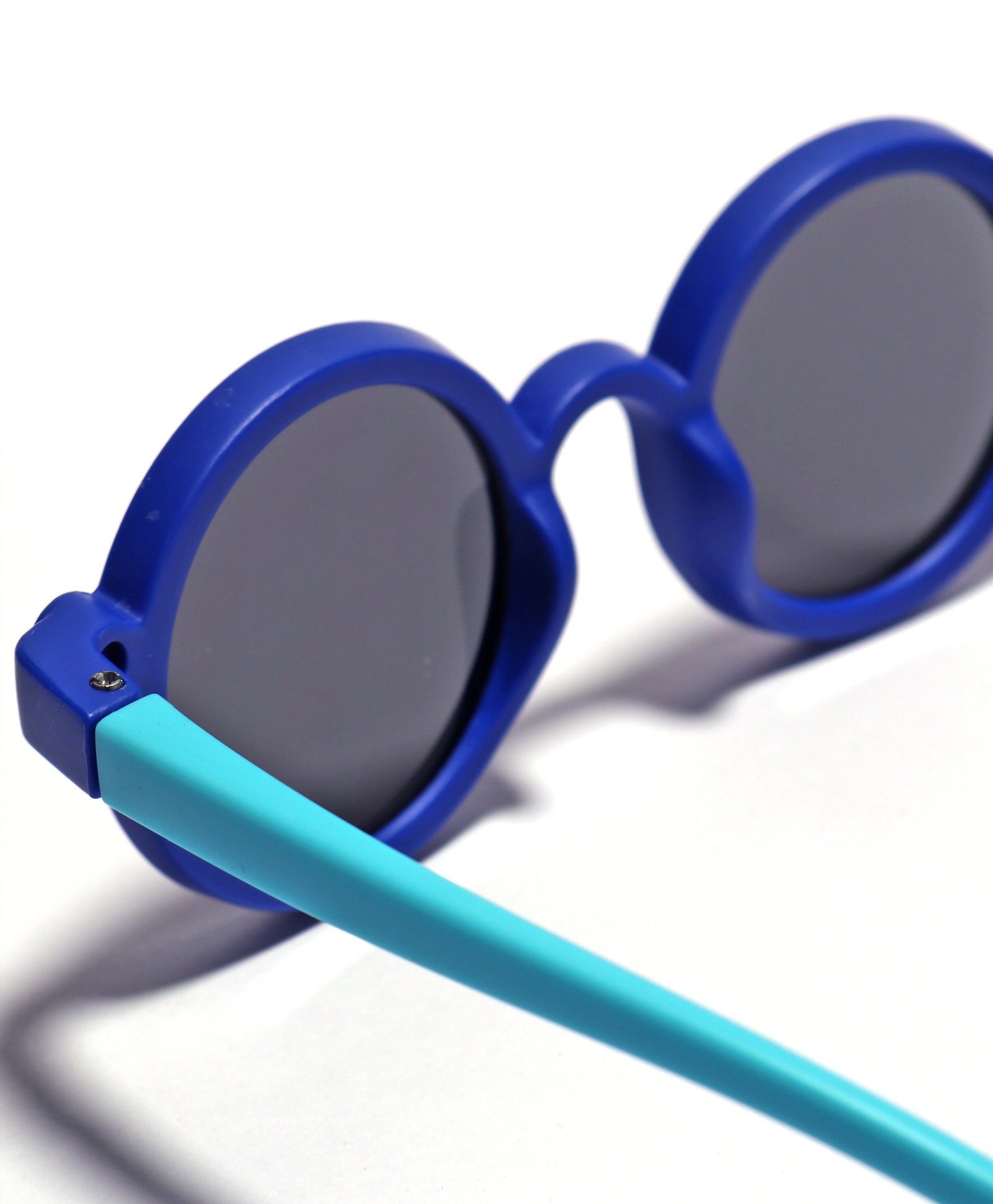 Solid Round Sunglasses - Dark Blue