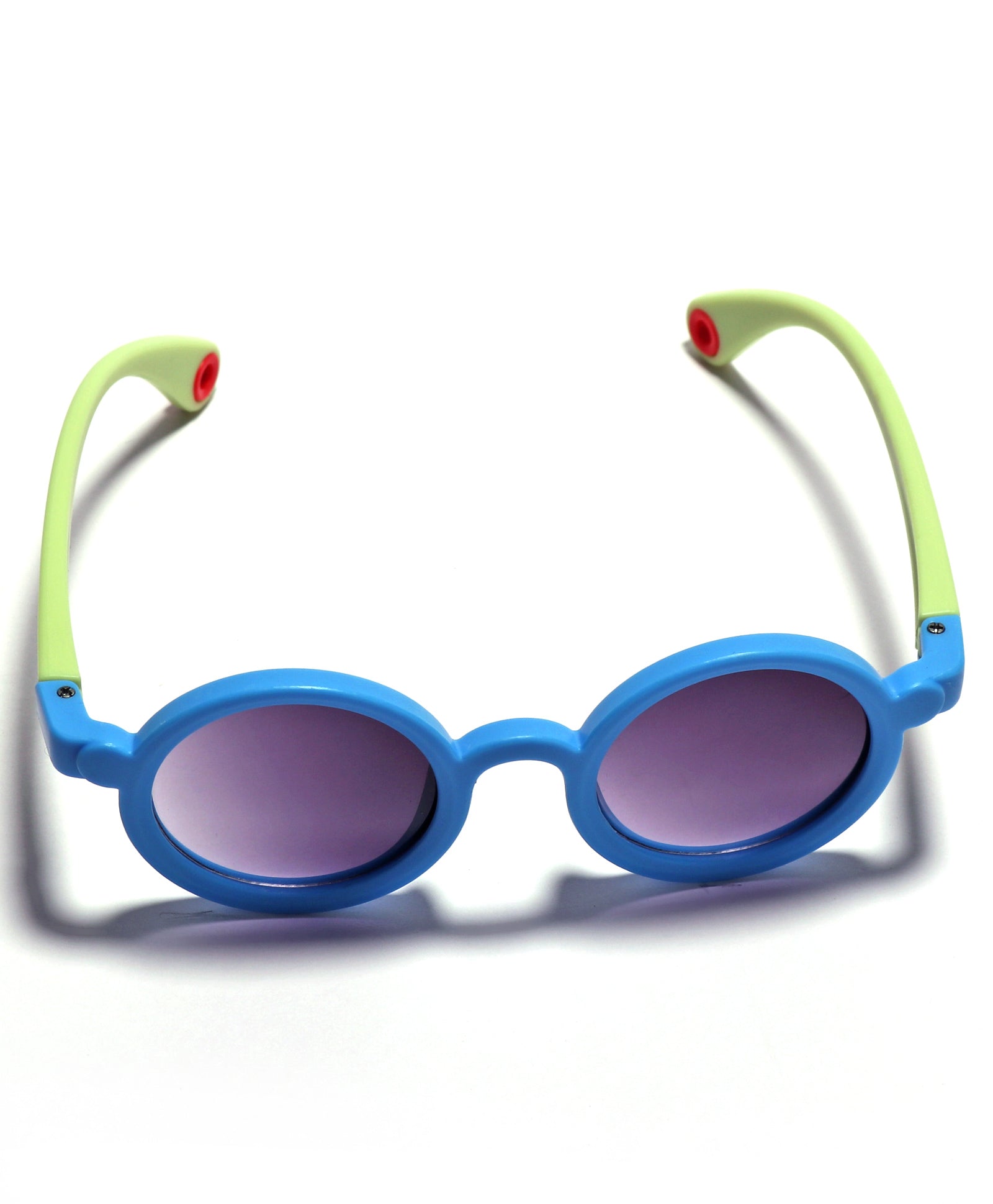 Solid Round Sunglasses - BLUE