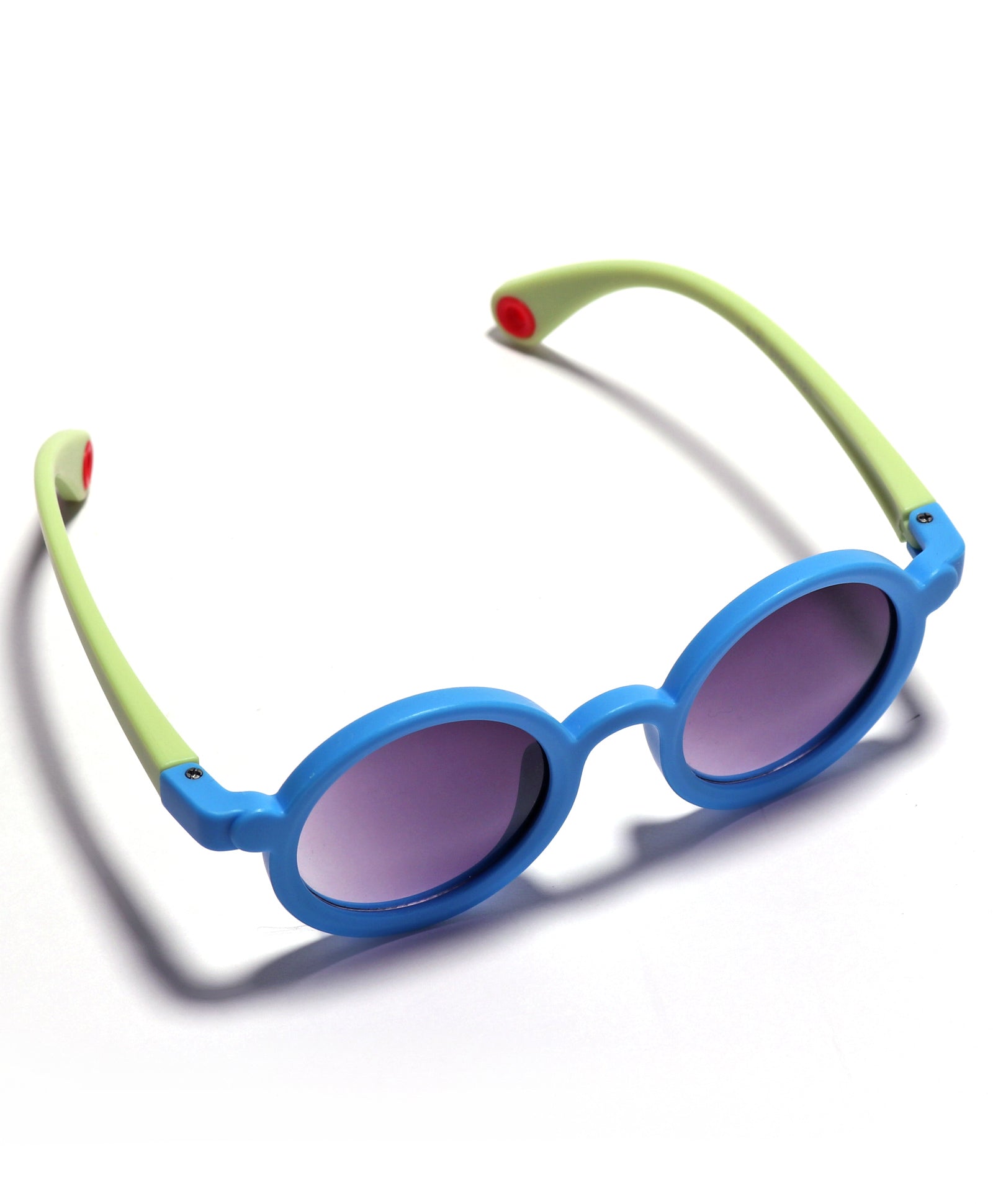 Solid Round Sunglasses - BLUE