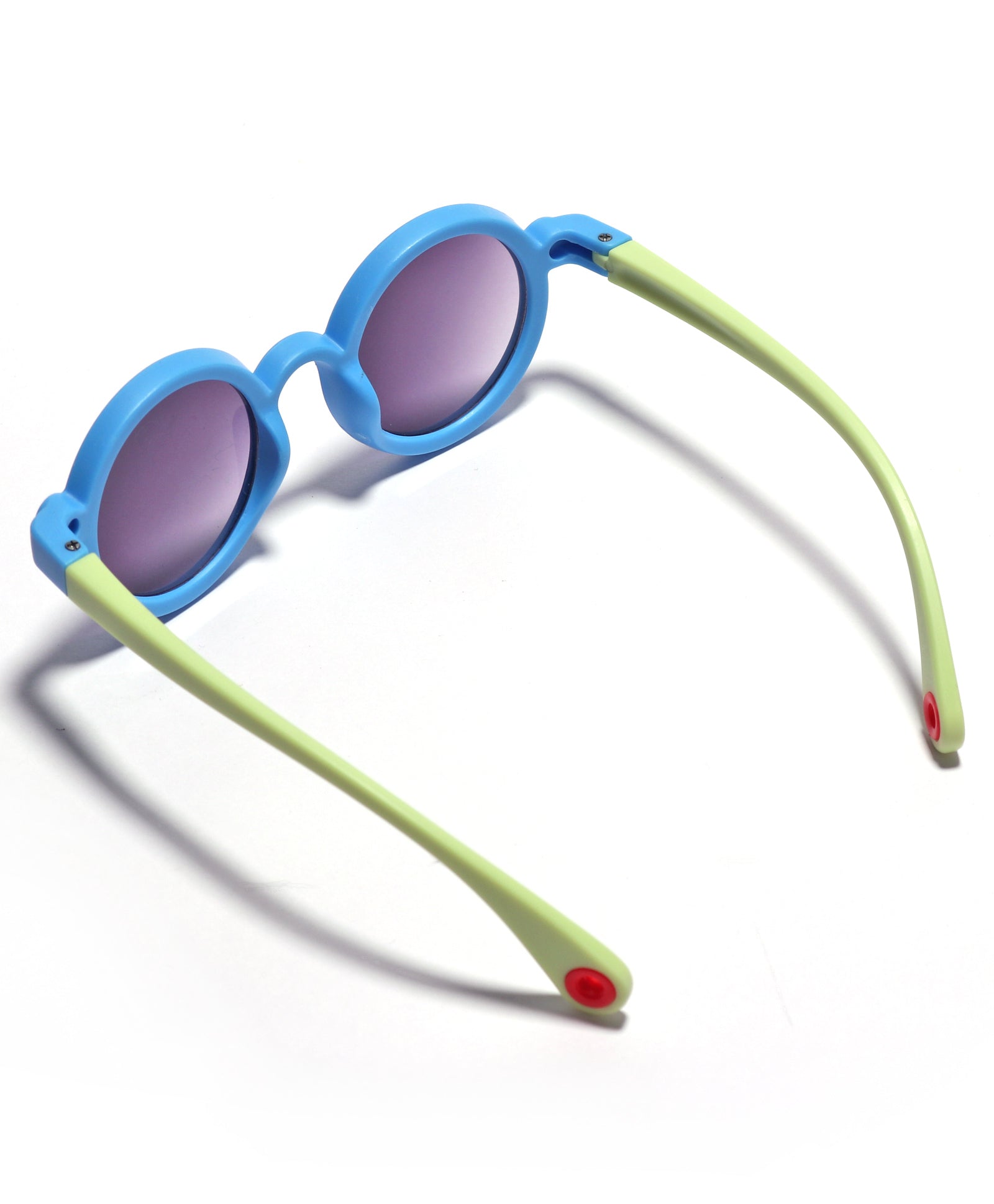 Solid Round Sunglasses - BLUE