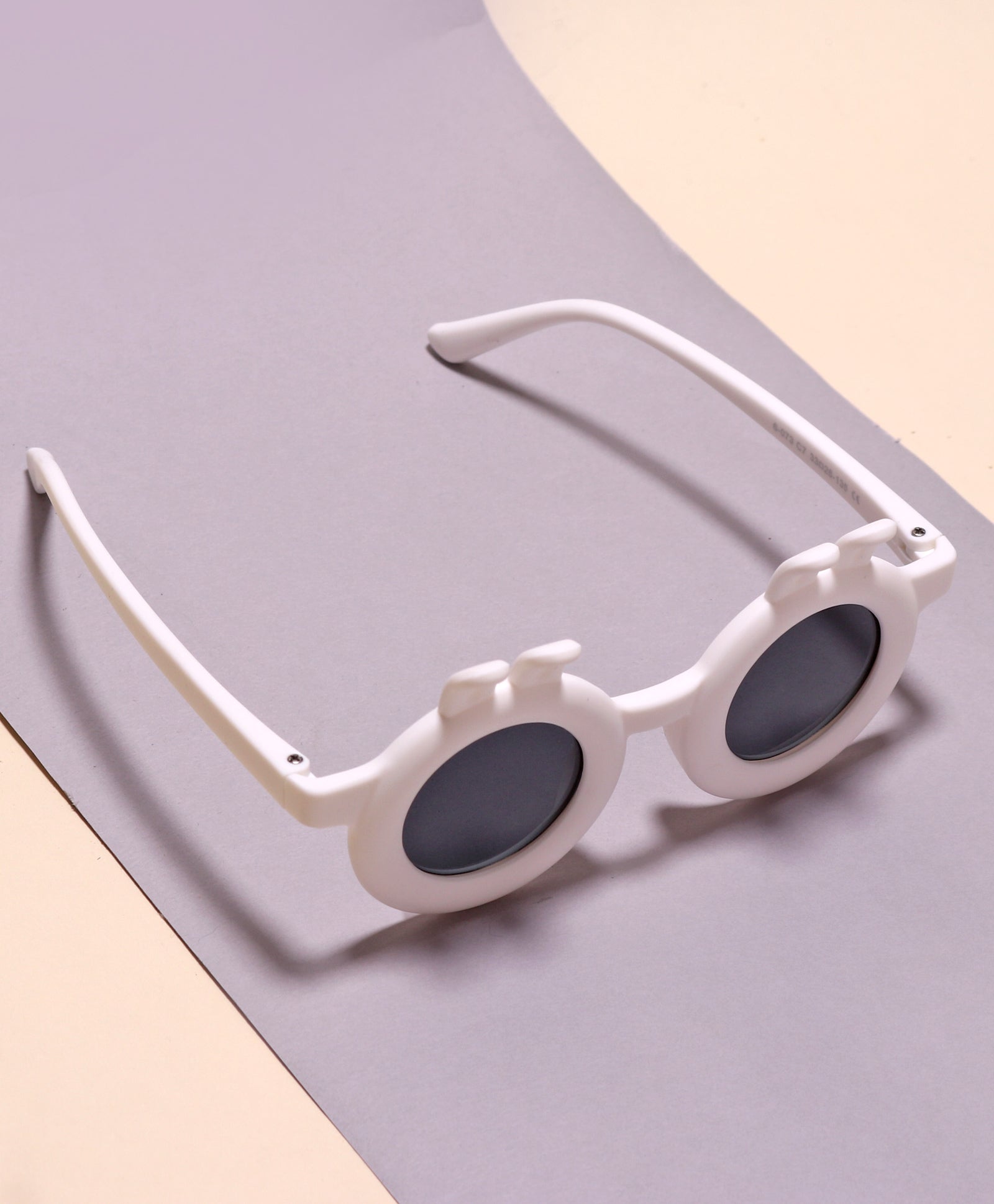 BUNNY EARS UNBREAKABLE SUNGLASSES - WHITE