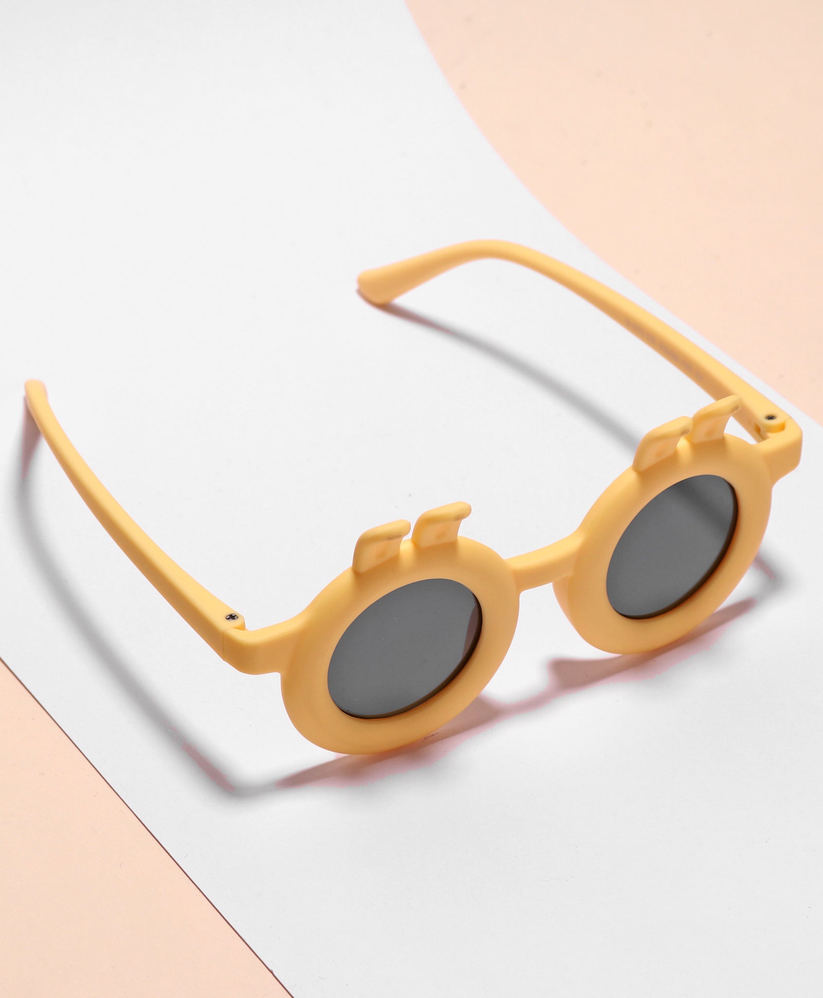 BUNNY EARS UNBREAKABLE SUNGLASSES - YELLOW