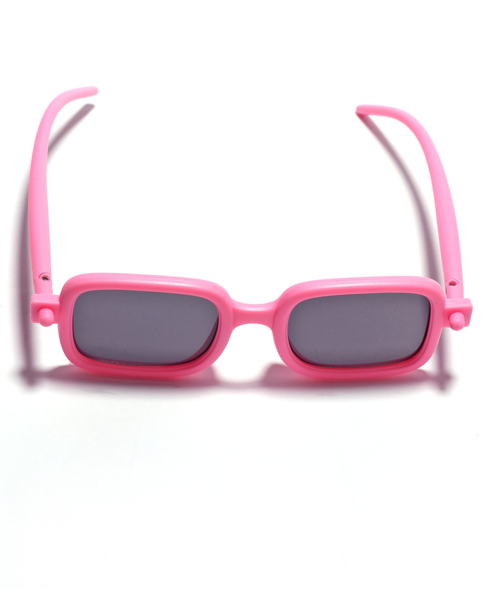 SOLID SUQARE SHAPE SUNGLASSES - PINK