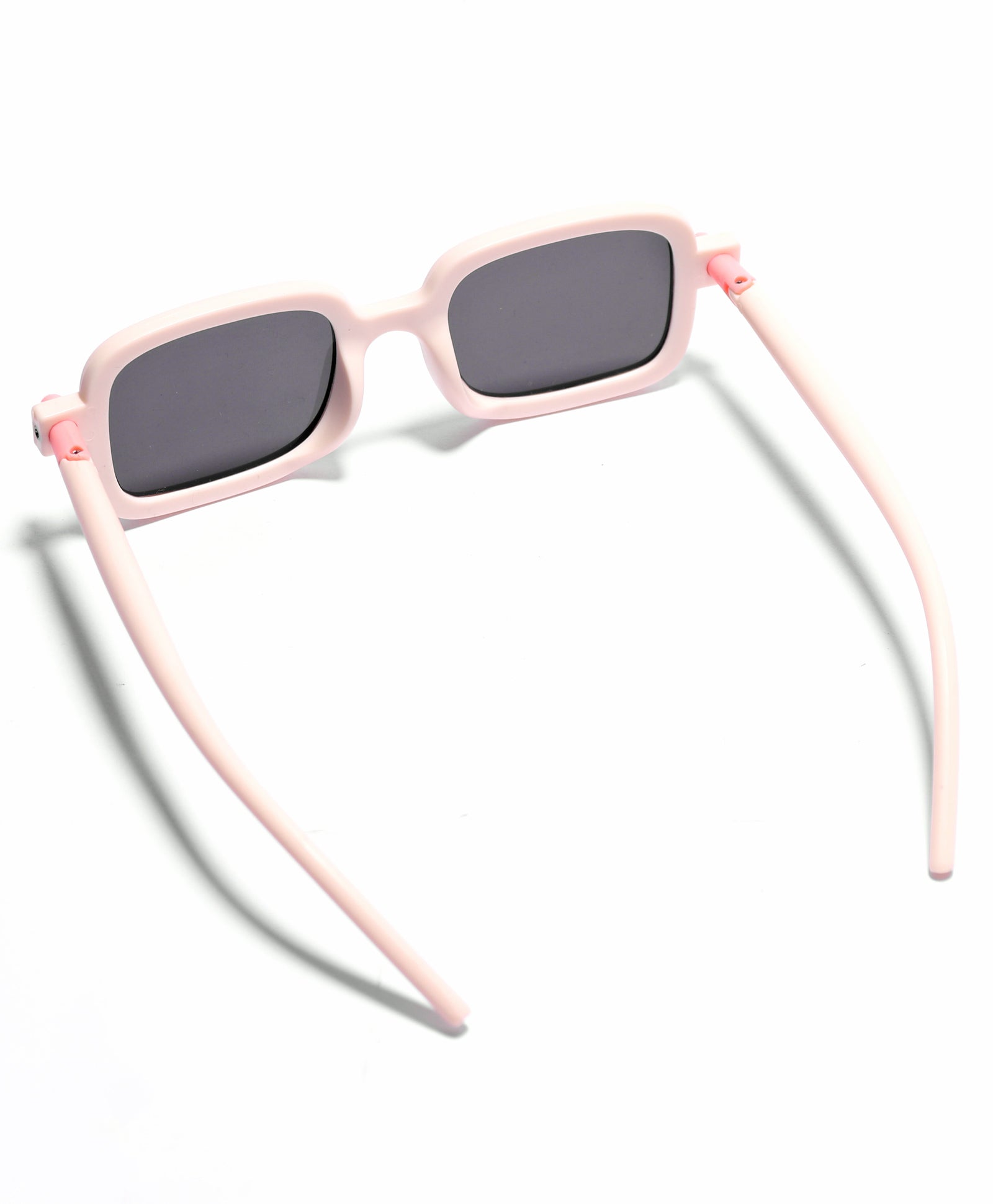 SOLID SUQARE SHAPE SUNGLASSES - CREAM