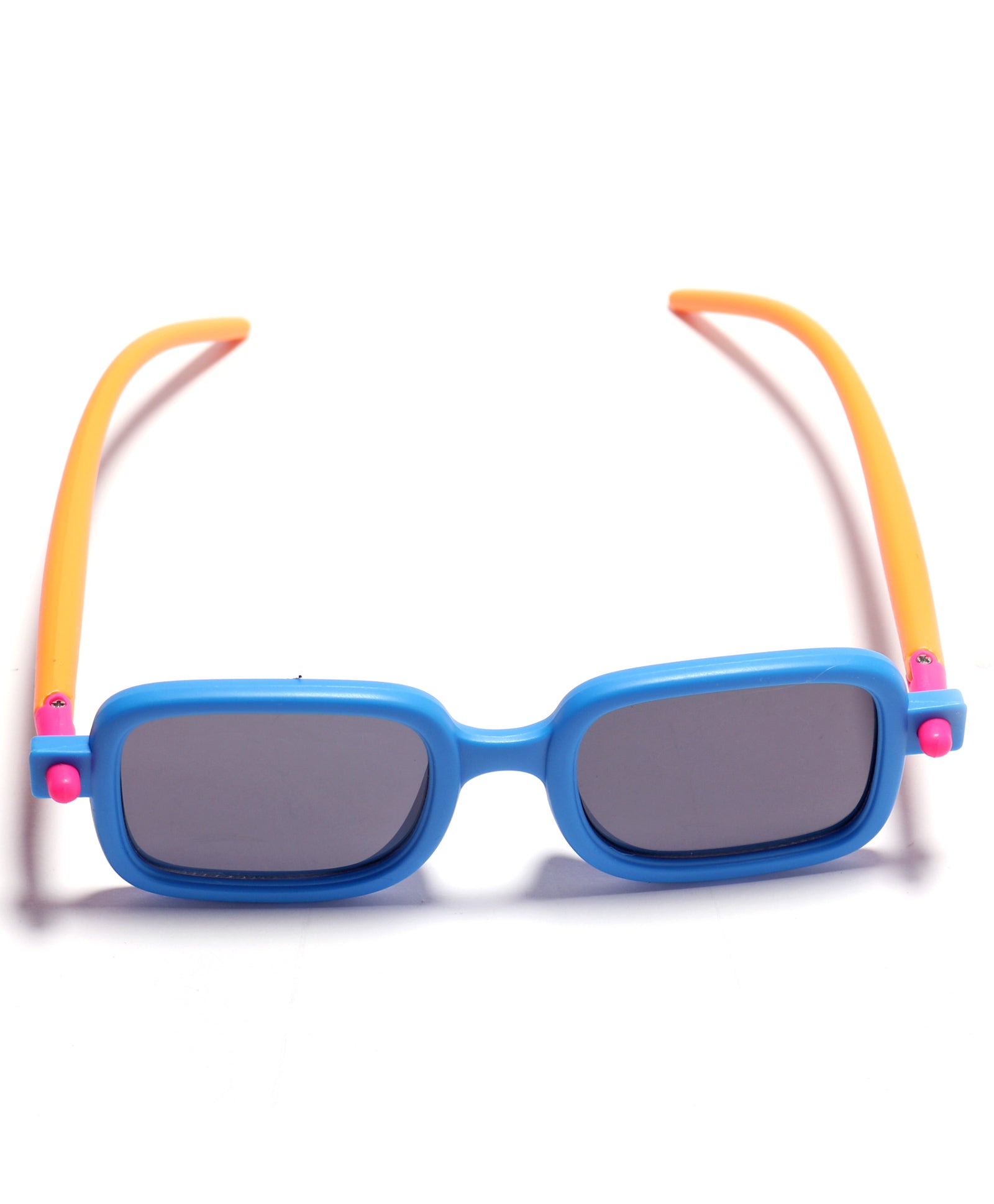 SOLID SUQARE SHAPE SUNGLASSES - BLUE