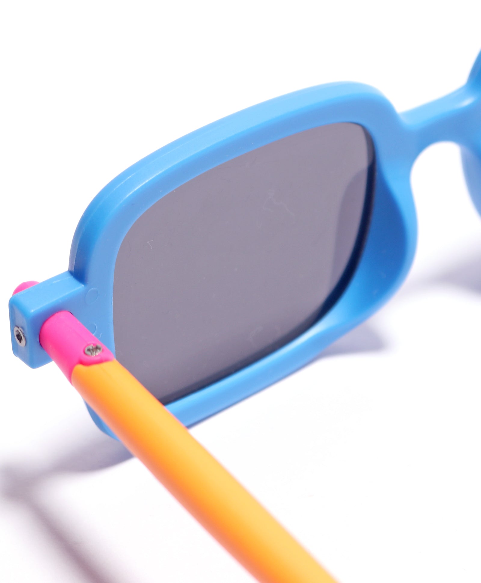 SOLID SUQARE SHAPE SUNGLASSES - BLUE