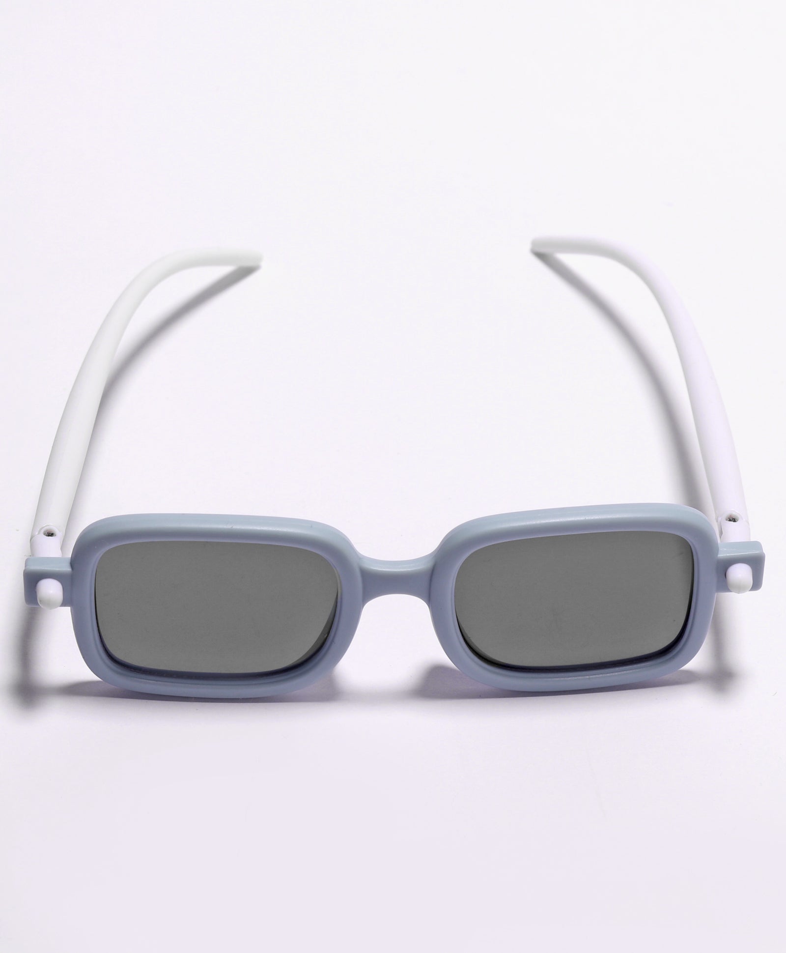 SOLID SUQARE SHAPE SUNGLASSES - GREY