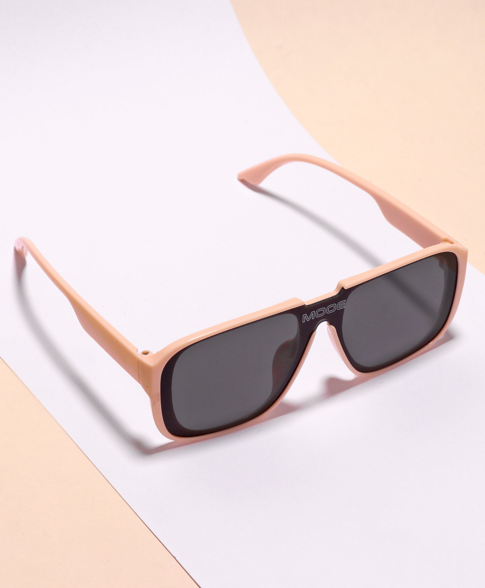 SHIELD SUNGLASSES - BEIGE