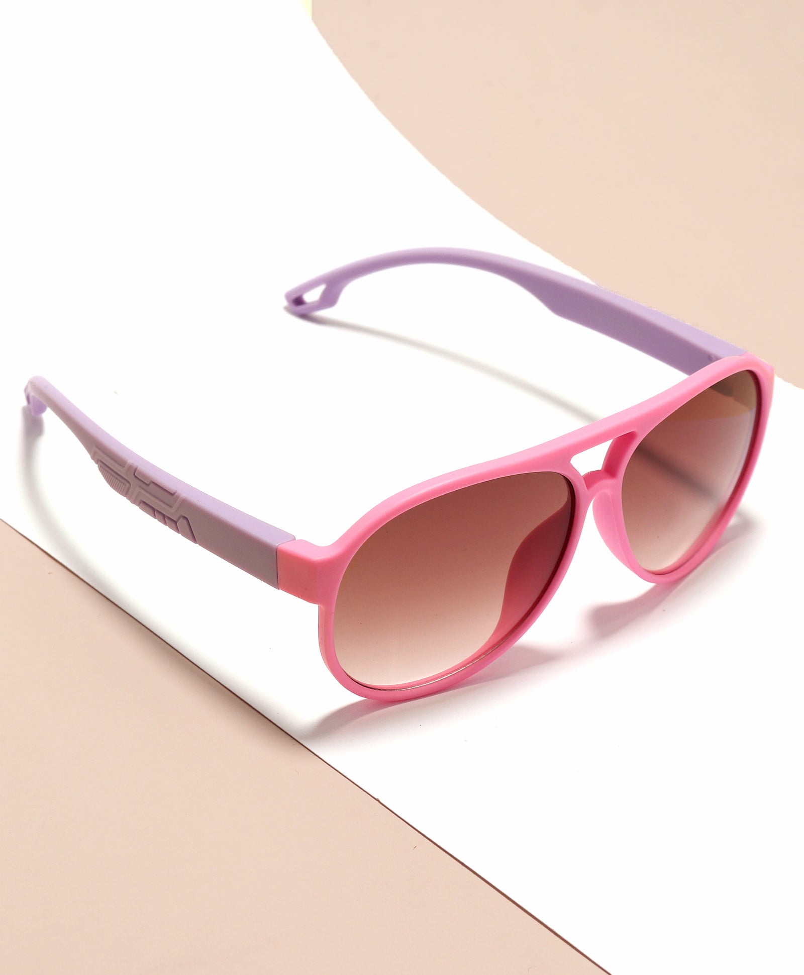 AVIATOR SHAPE SUNGLASSES - PINK