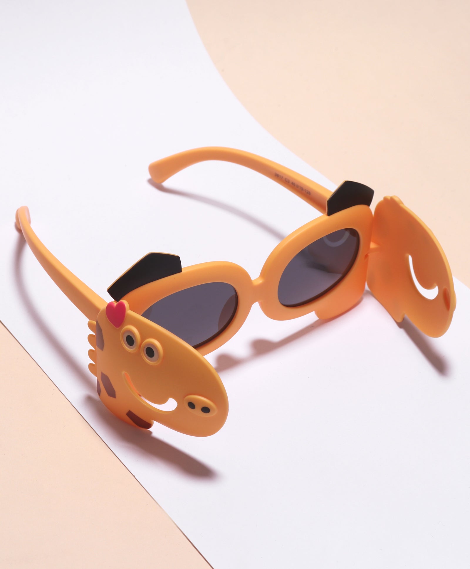 DINOSAUR FACE UNBREAKABLE SUNGLASSES - YELLOW