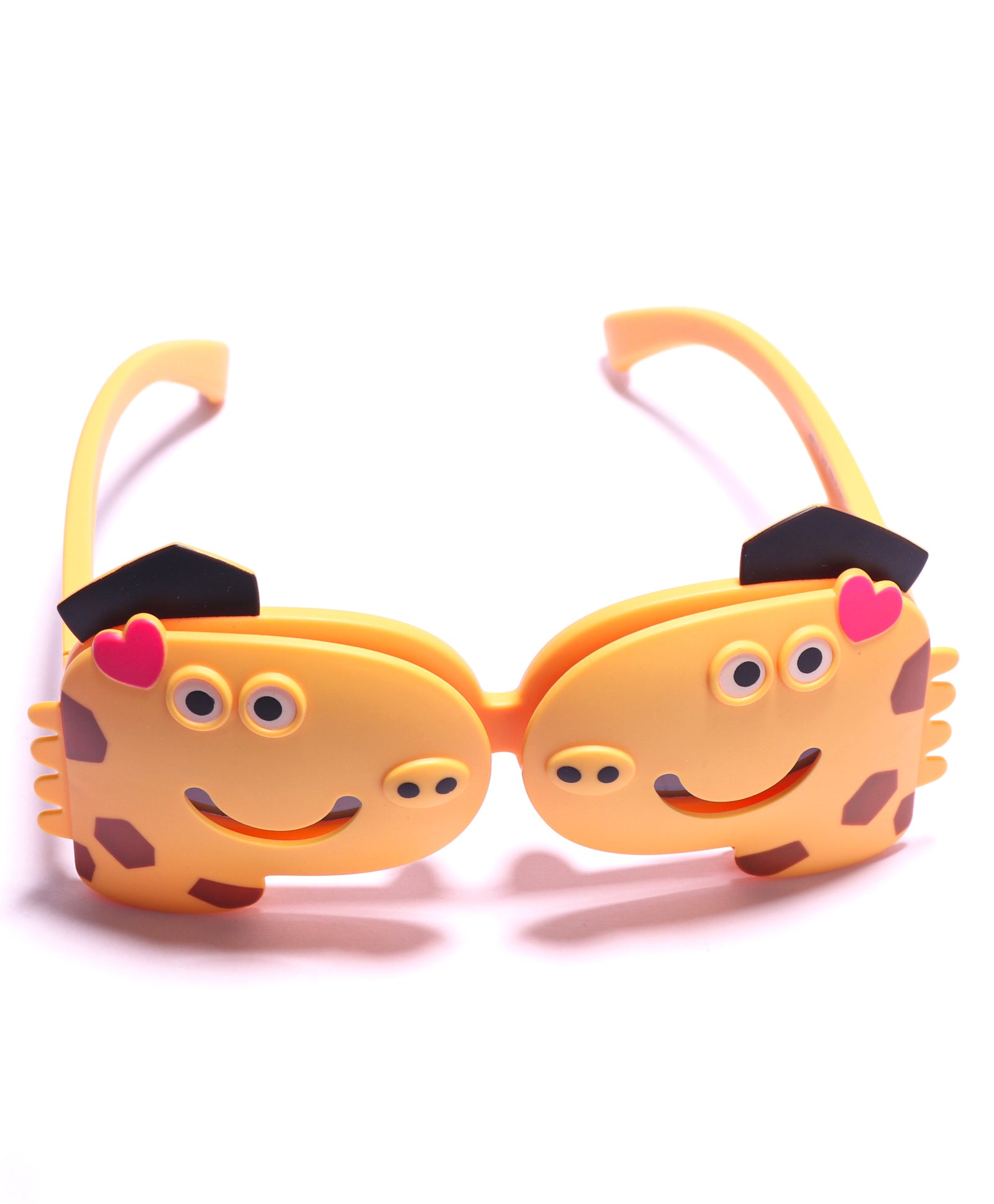 DINOSAUR FACE UNBREAKABLE SUNGLASSES - YELLOW