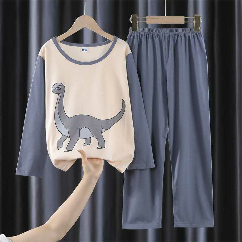 DINOSAUR NIGHT SUIT - GREY