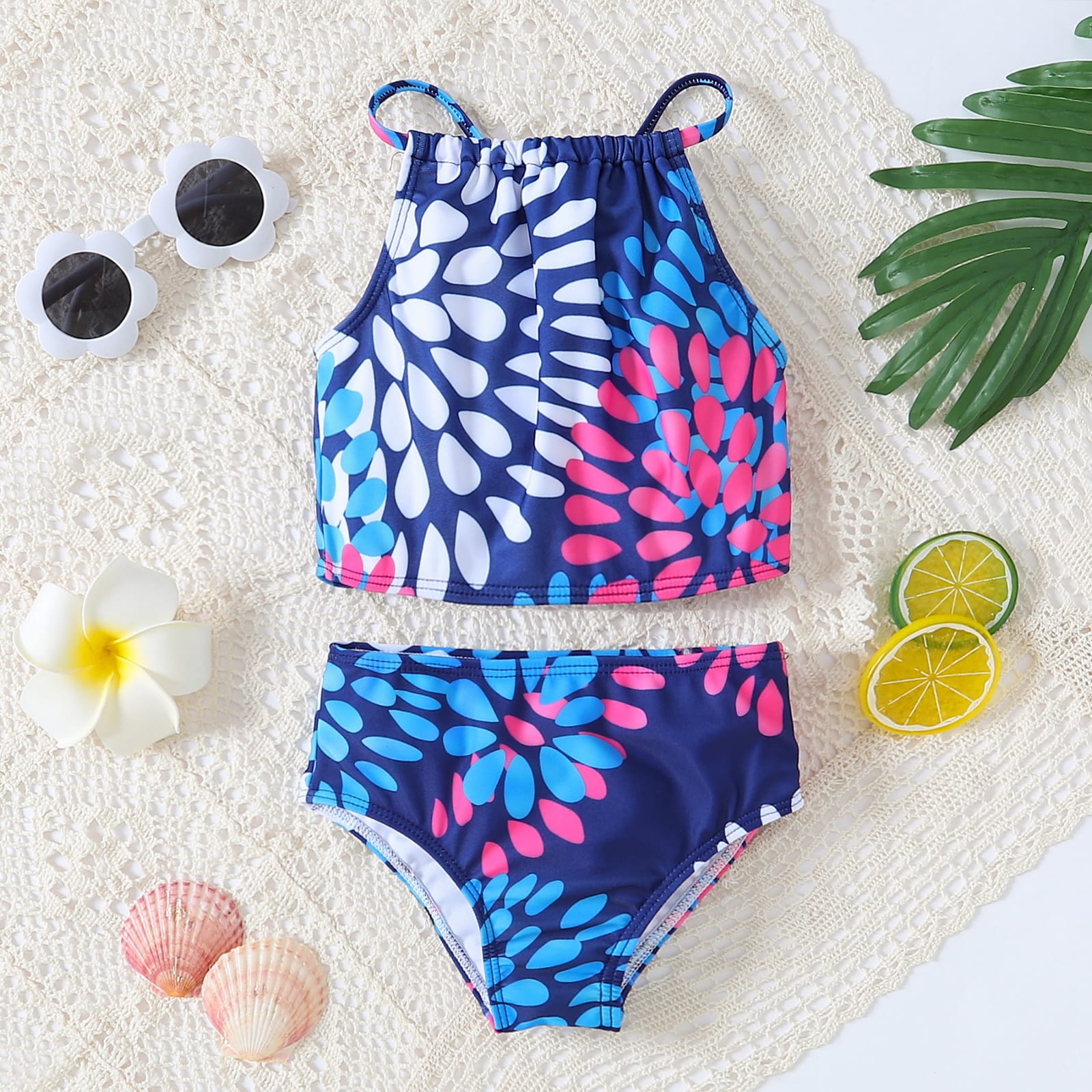 FLORA SWIMSUIT 2PC - BLUE