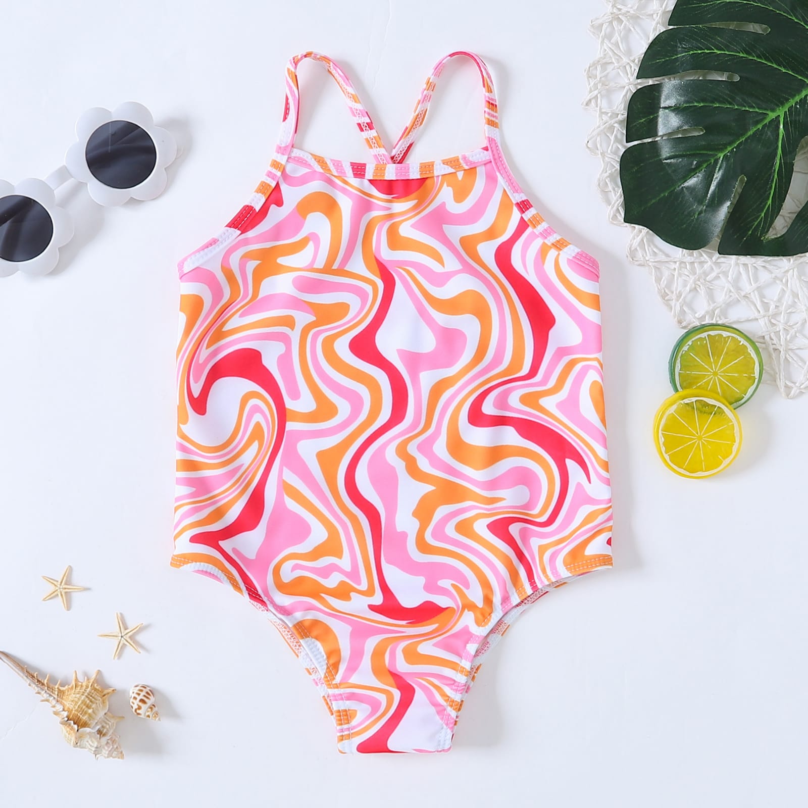 MCSWIRL SWIMSUIT - PINK