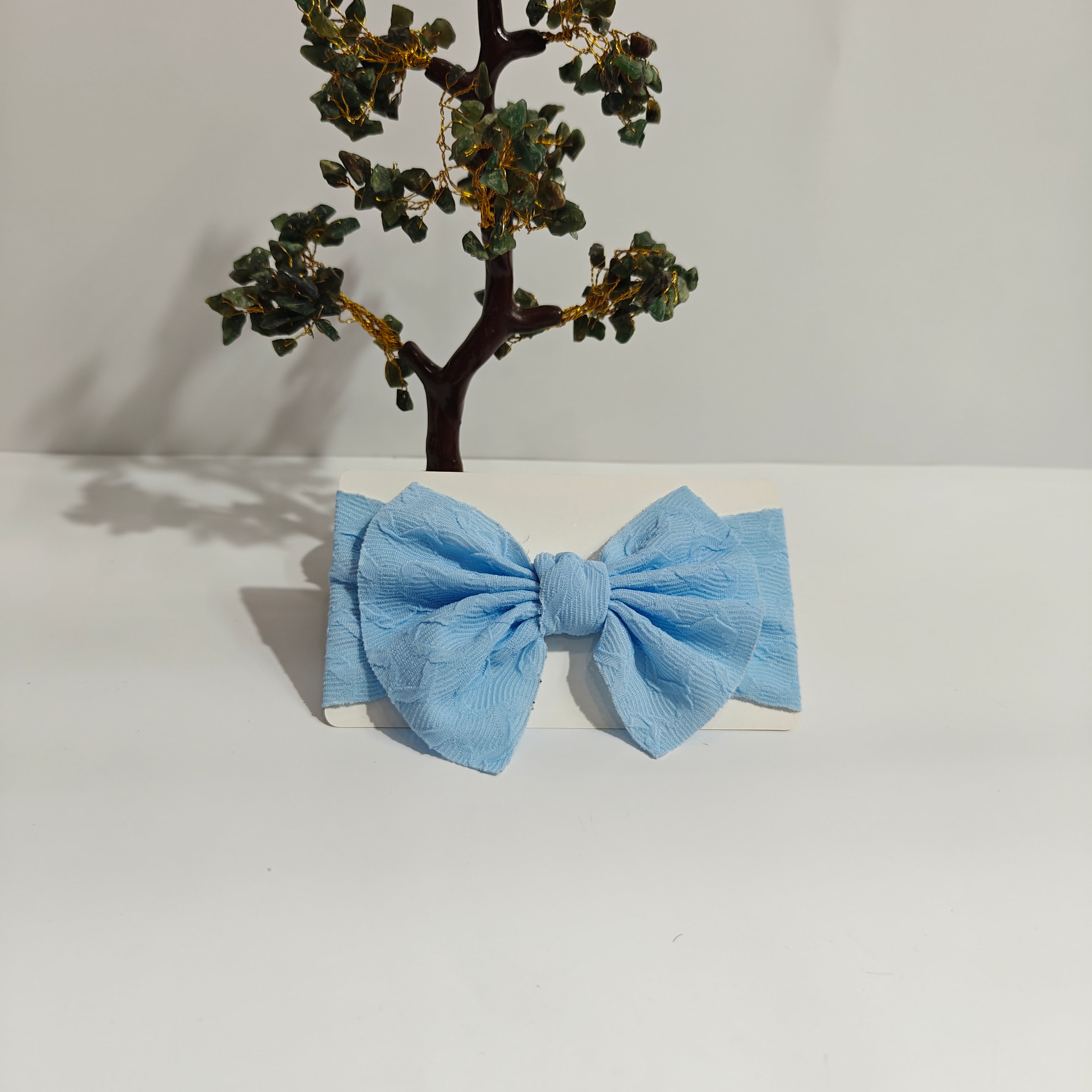 TEXTURED BOW HEADBAND