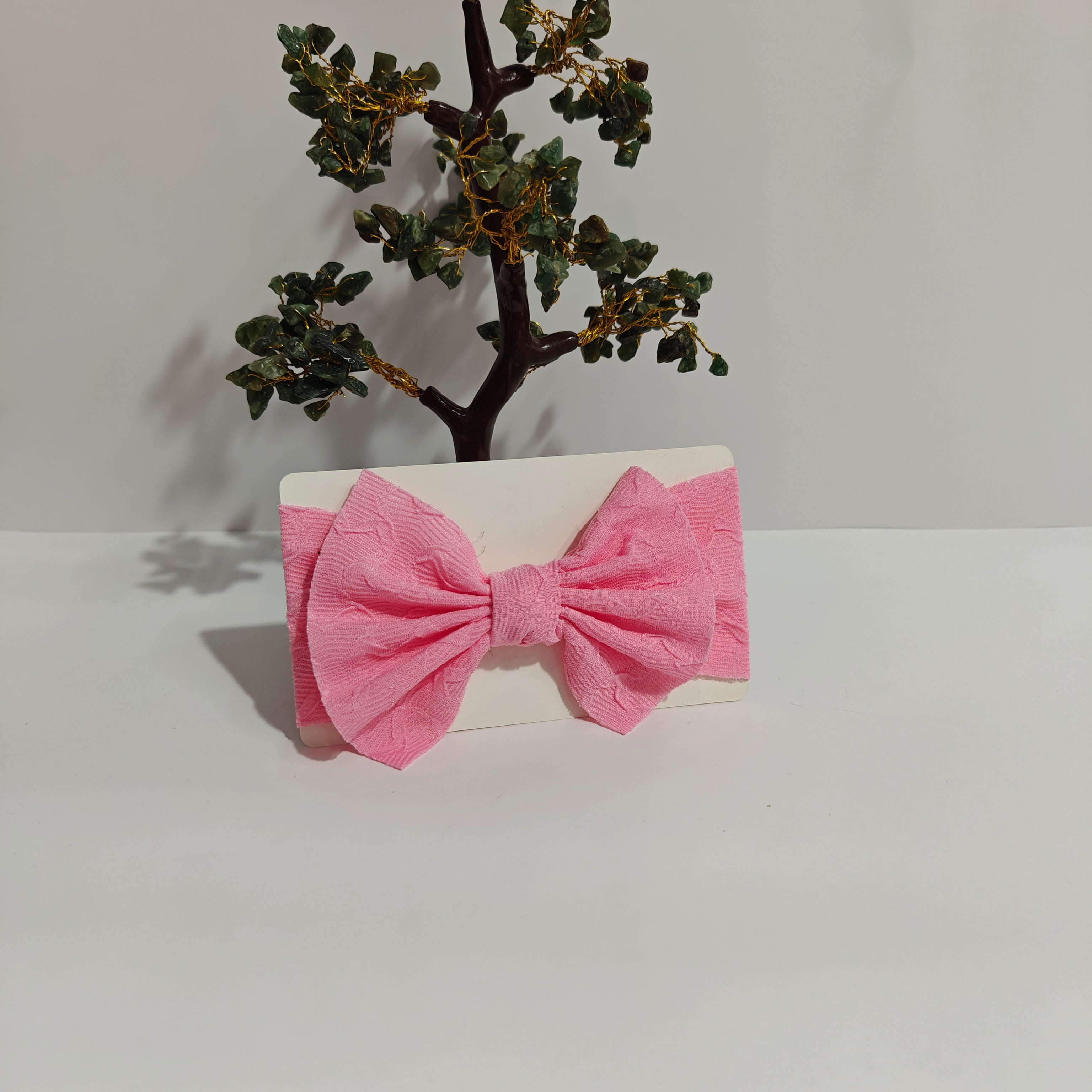 TEXTURED BOW HEADBAND