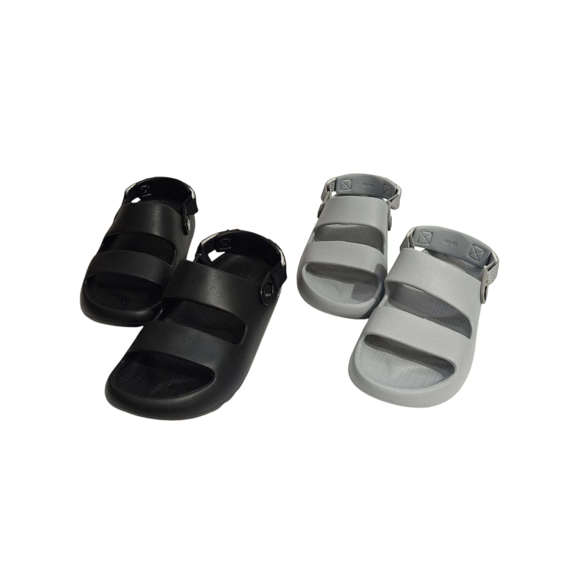 SANDAL STYLE BACK STRAP MEN'S CROCS - BLACK