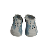CAMOUFLAGE PRINT MEN'S CLOGS - GREY