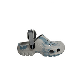 CAMOUFLAGE PRINT MEN'S CLOGS - GREY