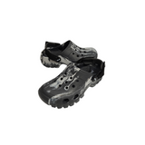 CAMOUFLAGE PRINT MEN'S CLOGS - BLACK