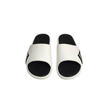 SOLID STRIPES PATCH SLIDERS - WHITE