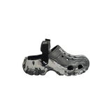 CAMOUFLAGE PRINT MEN'S CLOGS - BLACK