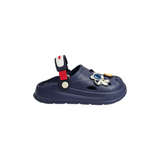 ASTRO THEME BACK STRAP CLOGS - NAVY