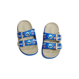 Avengers Print Buckle Applique Flip-Flop - Grey & Blue