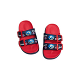 Avengers Print Buckle Applique Flip-Flop - Red & Navy