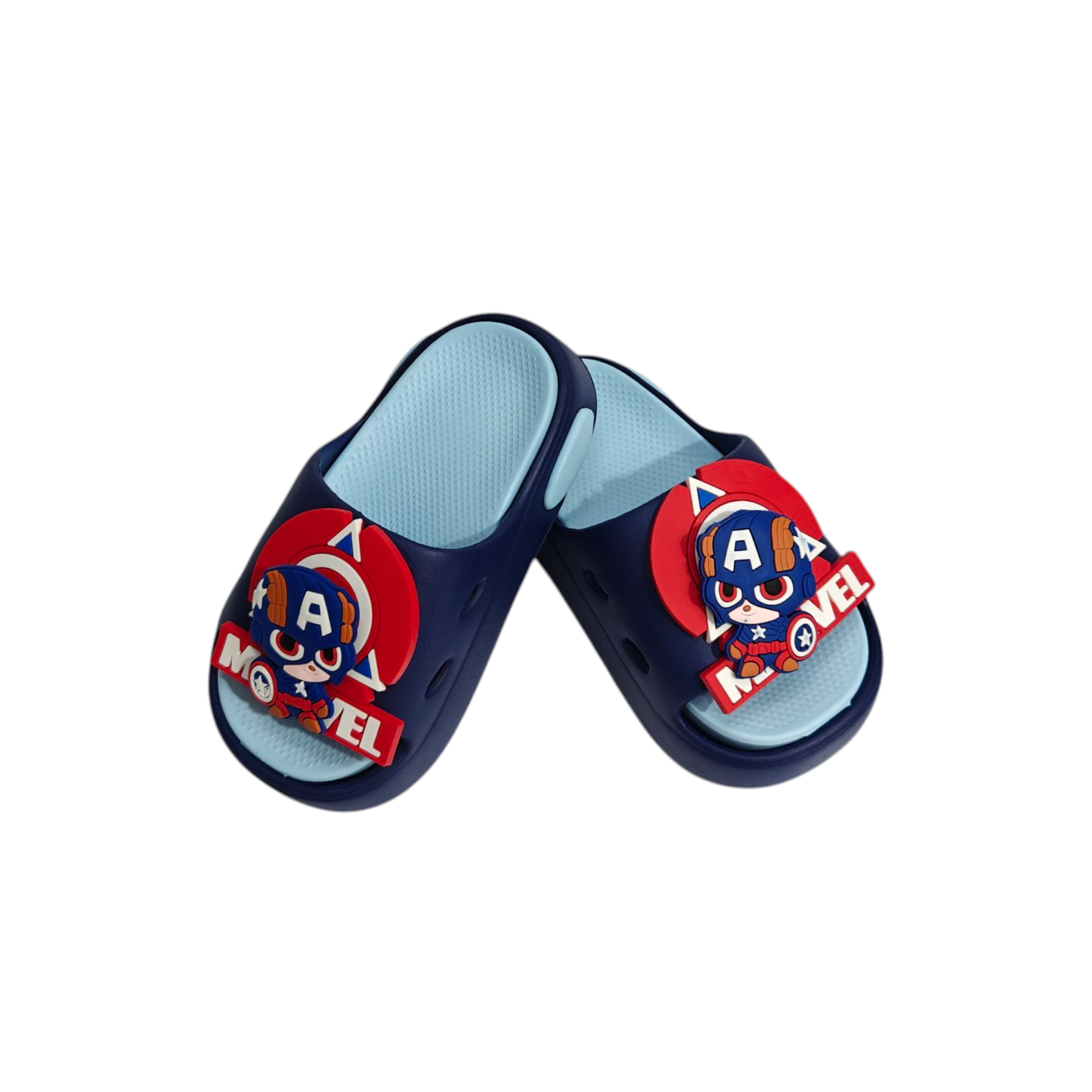 Marvel Applique Flip-Flop - Navy & Light Blue