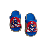 Marvel Applique Sandal Style Clogs - Grey