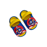 Marvel Applique Sandal Style Clogs - Yellow