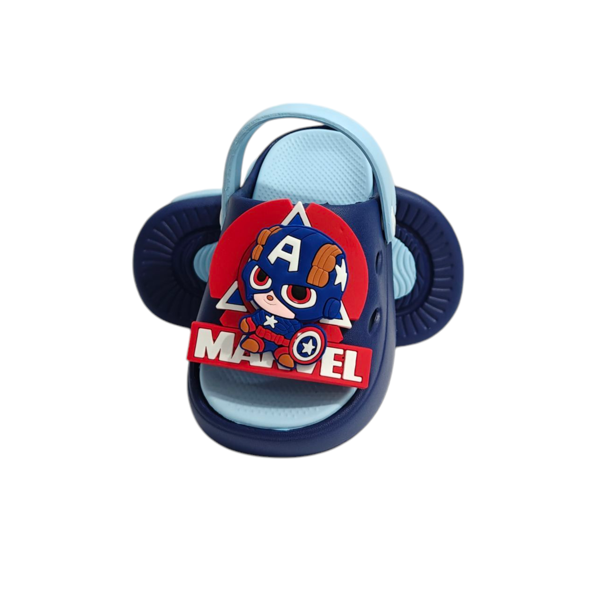 Marvel Applique Sandal Style Clogs - Navy
