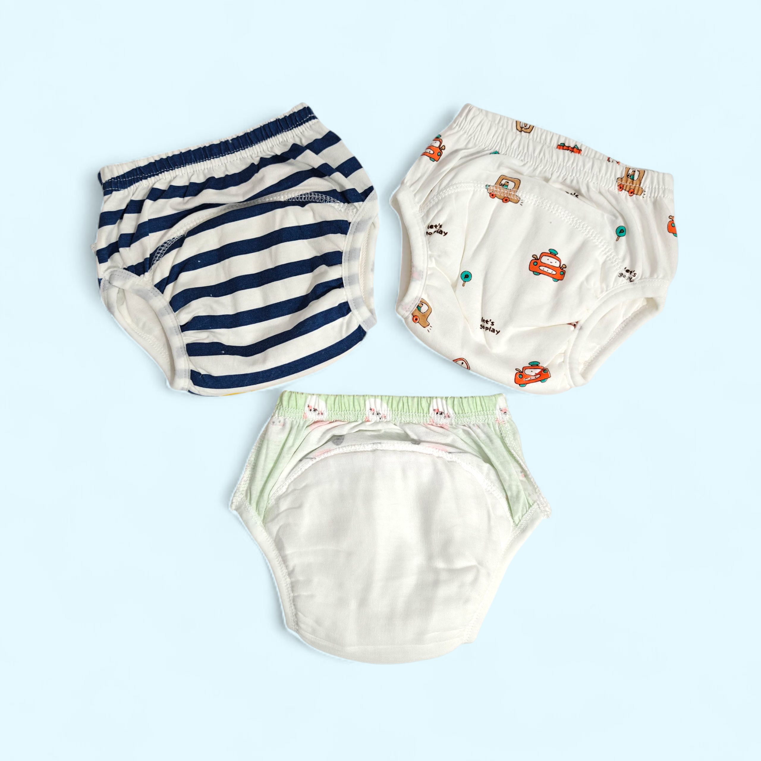 UNISEX PADDED BOTTOMS (UNDERWEAR) - PACK OF 3