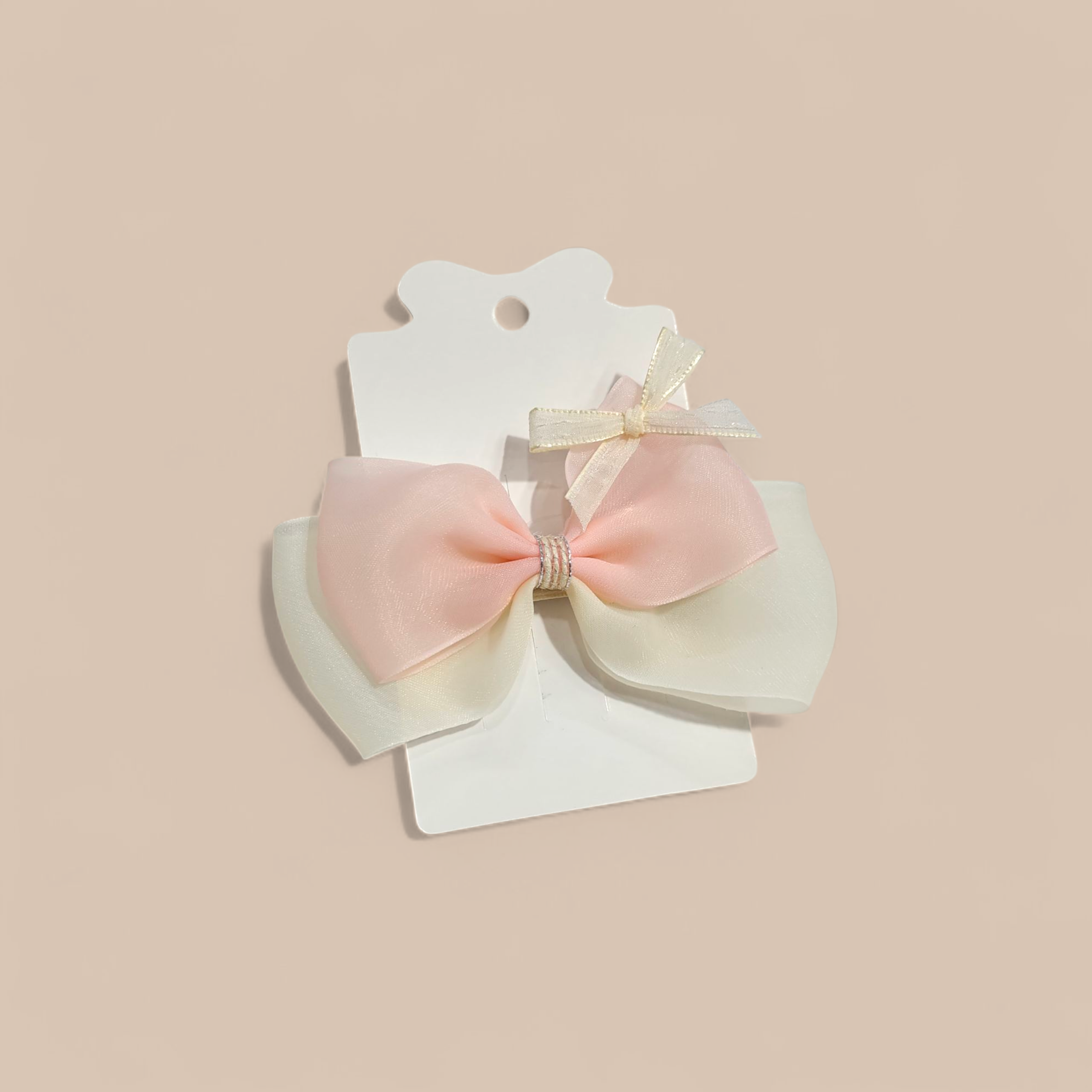 SOLID COLOR DOUBLE APPLIQUE HAIR PINS