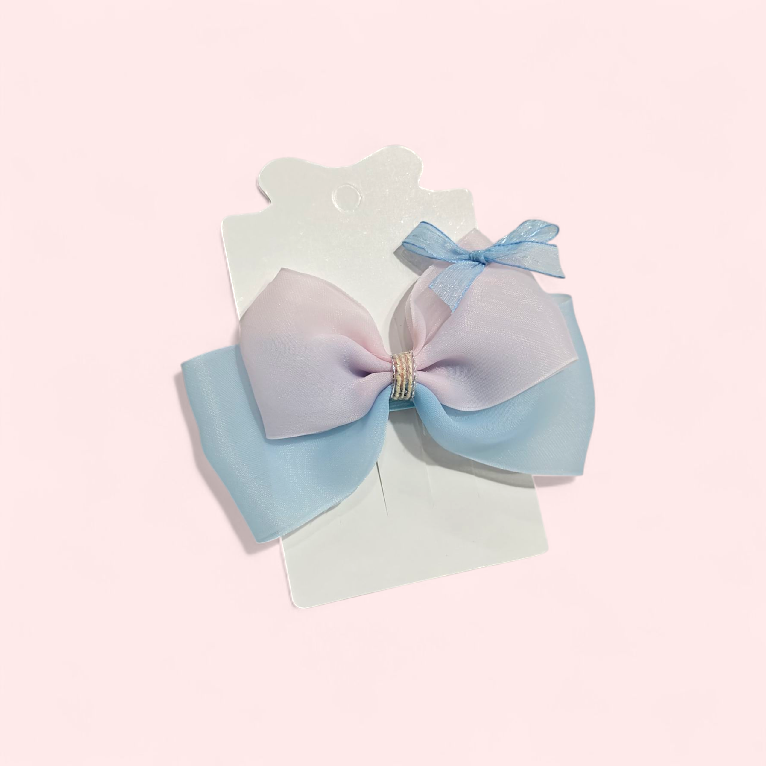 SOLID COLOR DOUBLE APPLIQUE HAIR PINS
