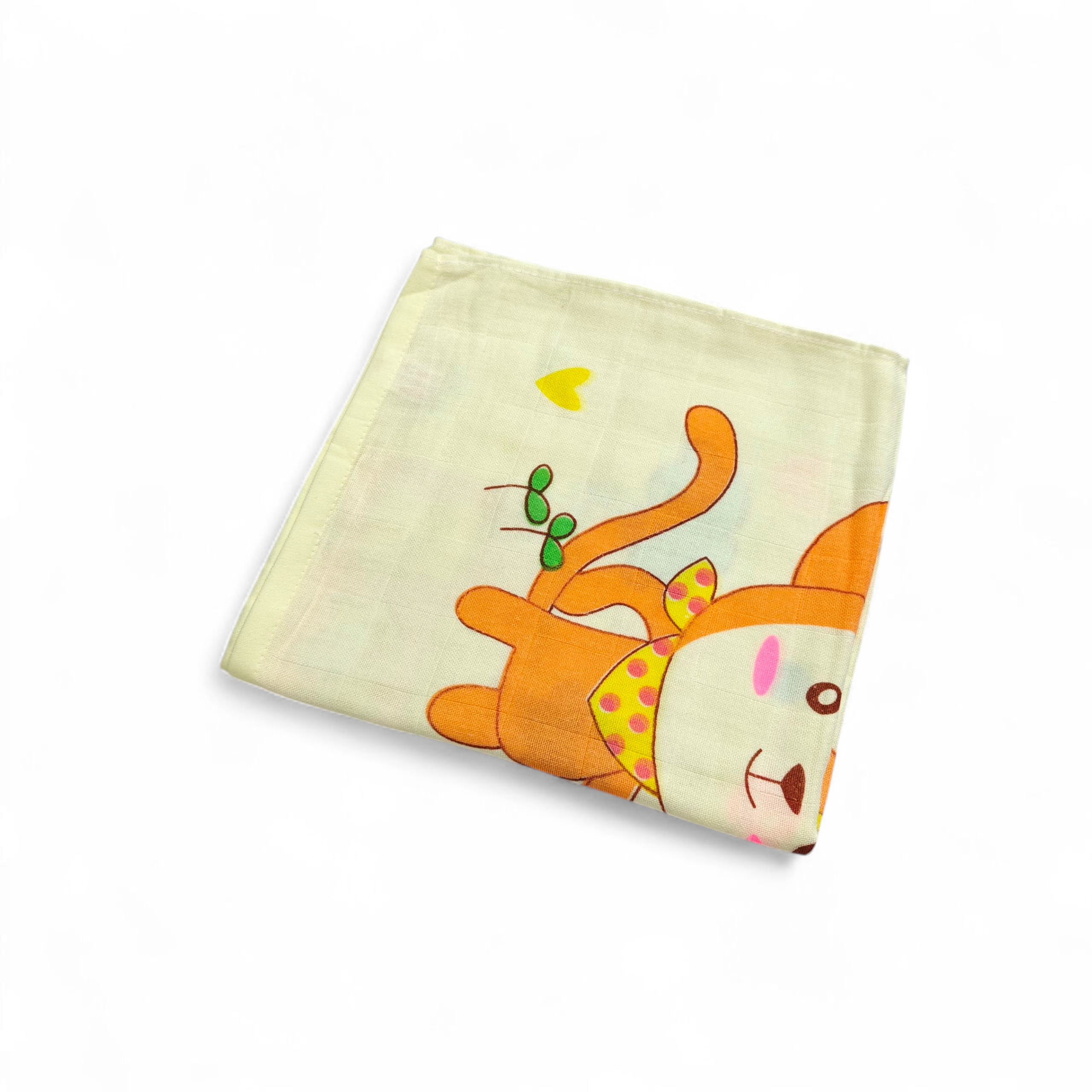 HOME PRINT MUSLIN TOWEL MEDIUM - YELLOW