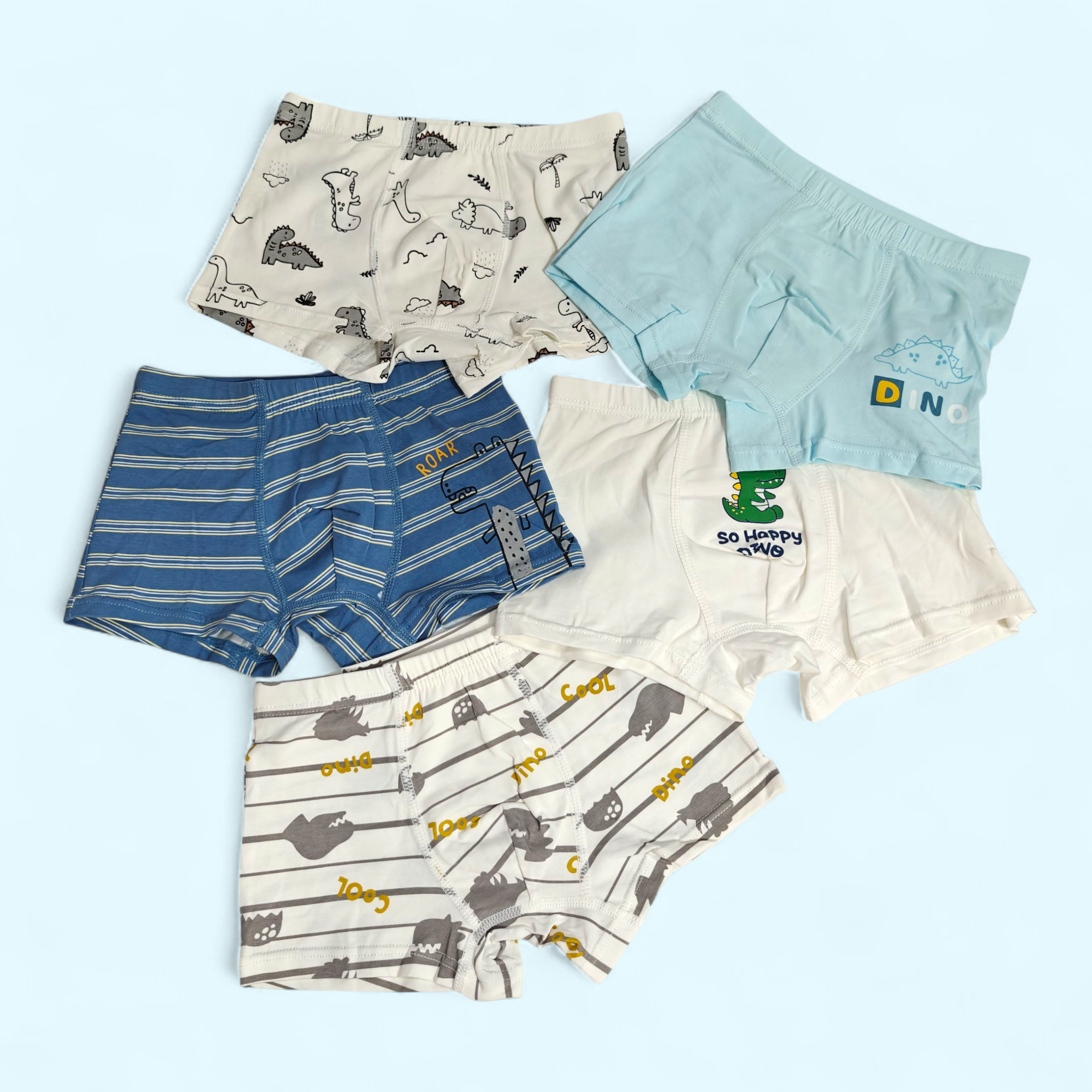 ASSORTED PACK OF 2 ANIMAL & CARTOONS PRINTED BRIEFS - MULTICOLOR